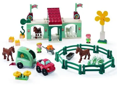 Productafbeelding van ECOIFFIER Abrick 2978 - Paardenstal - 18 maanden - SPEELGOED - SPEELSET