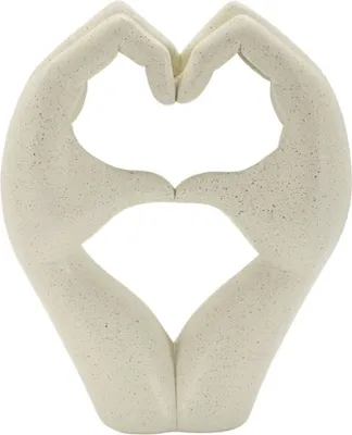Zdjęcie produktu dla o Ferretti Rzeźba Miłość Stones 16,5x7x20 cm kremowy