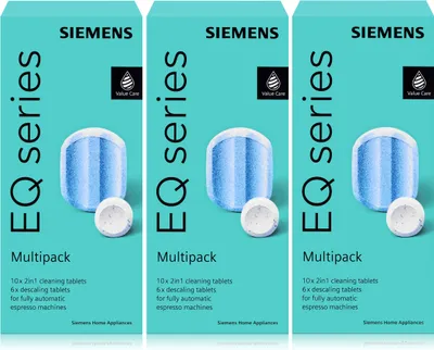 Produktbild von Siemens EQ.series Multipack TZ80003A Reinigungstabletten & Entkalker (3er Pack)