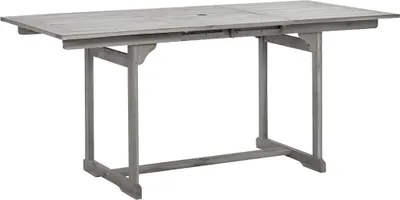 Obrázek produktu pro vidaXL Zahradní jídelní stůl (120-170)x80x75 cm Masivní akáciové dřevo