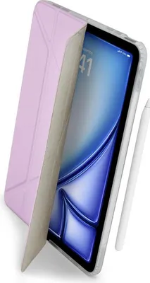 Productafbeelding van Pipetto Origami No.1 originele hoes, metallic paars - voor iPad Air 13" (2024/2025/2026)
