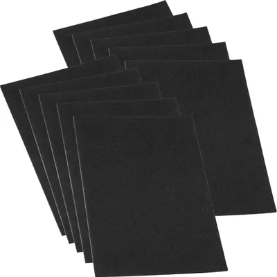 Produktbild von Adsamm® | 5 x selbstklebende Filzplatte | 200x300 mm | Schwarz | rechteckig | 3.5 mm starker Filzzuschnitt in  von Adsamm®