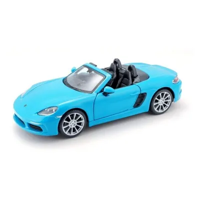 Zdjęcie produktu dla Bburago Model Porsche 718 Boxster Blue 1:24