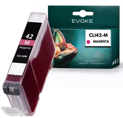 Immagine prodotto di Cartucce compatibili per stampante Canon CLI42 CLI-42 6386B001, colore magenta, capacità 14 ml, compatibili con i modelli Pixma Pro 100 e Pro 100 S