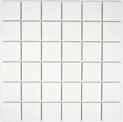 Produktbild von Mosaikfliese Keramik altweiß RUTSCHEMMEND RUTSCHSICHER MOS14-0111-R10