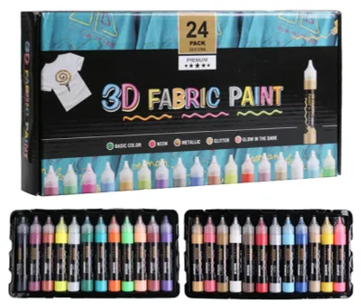 Immagine prodotto di Set di colori per tessuti, con 24 colori