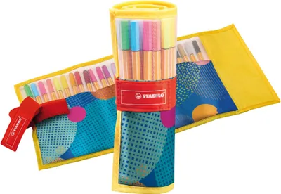 Immagine prodotto di Fineliner - STABILO point 88 - set di rulli da 25 colori come Individual. Edizione "Just like you" - con 25 colori diversi