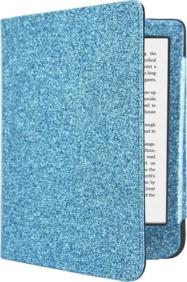 Produktbild von Dutch Shield - Luxe Case Hülle für das Tolino Shine 4 Ebook - Klapphülle Ereader Schutzhülle Cover Blau