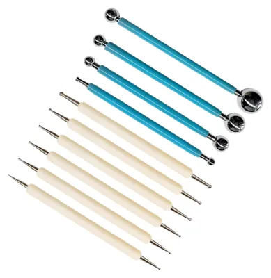 Produktbild von 10 Stück Dotting-Tools für Punktmalerei und Modellierung