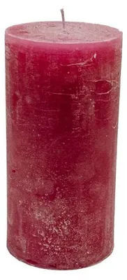 Obrázek produktu pro Svíčka značky Stumpenkerze, průměr 10 cm, výška 20 cm, barva: fuchsie, cca 140 kusů.