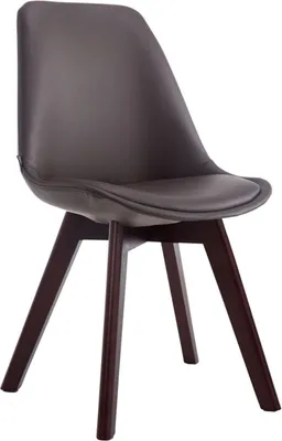 Produktbild von Stuhl Manado Kunstleder Walnuss braun