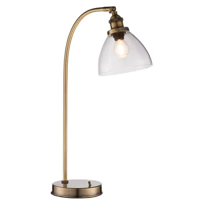 Produktbild von Tischleuchte Hansen | 1-flammig | 40W E14  | Metall/Glas