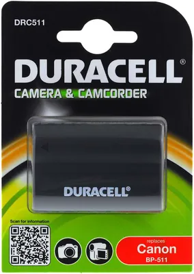 Produktbild von Duracell Akku für Canon Videokamera EOS 50D