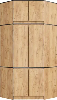 Produktbild von Akord Eckkleiderschrank Mit Aufsatz Craft-Eiche 100X50X235 Cm