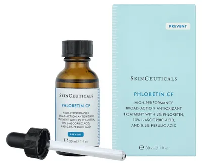 Imagen del producto de SkinCeuticals PHLORETIN CF, para mujeres, botella, aqua / water / eau, dipropilenglicol, alcohol desnaturalizado, ácido ascórbico, butilenglicol, trietil..., 1 unidad, 30 ml