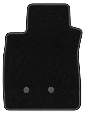 Image de Tapis conducteur en moquette pour Renault Clio III 2005-2012 (break/à hayon) – 1 pièce, noir, sur mesure – Wielganizator BASIC