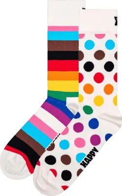 Produktbild von Happy Socks Uni Socken, 2er Pack - Geschenkbox, Farbmix Pride 2 41-46