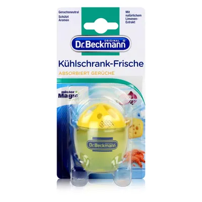 A product package for Dr. Beckmann refrigerator freshener.