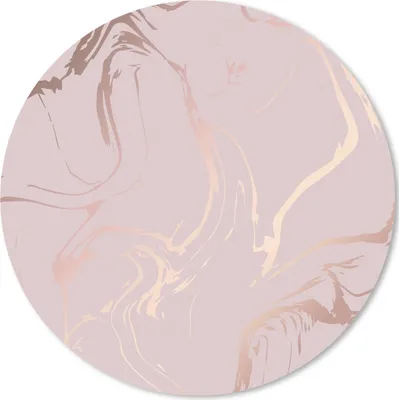 Produktbild von MuchoWow® Mauspad Mousepad Marmor - Roségold - Linie 20x20 cm - Mousepads - Maus Mat - Pad - Mausunterlage - Schreibtischmatte