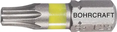 Produktbild von BOHRCRAFT Bit-Einsatz mit Farbring 1/4"sechskant TX 40/25 mm Torx®