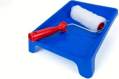 Produktbild von 3-teiliges Wandfarbset mit 18 cm Farbroller zum Streichen von Wänden und Decken