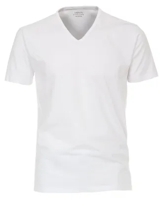 Produktbild von VENTI Shirt Klassisches Herrenshirt im 2er Pack.T-Shirt DOPA mit V-Neck