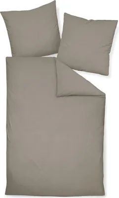 Produktbild von Janine Design Mako-Soft-Seersucker Bettwäsche-Garnitur PIANO 0125 Farbe vulkan Größe 155x200 + 80x80 cm