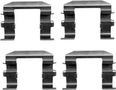 Produktbild von TEXTAR 82510900 Zubehörsatz Scheibenbremsbelag Vorne für HYUNDAI ix35 (LM, EL, ELH) für KIA SPORTAGE (SL)