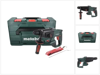 Produktbild von Metabo KHA 18 LTX, Schwarz, Grün, Grau, 2,4 cm, 1100 RPM, 2,2 J, 4000 BPM, 1,3 cm