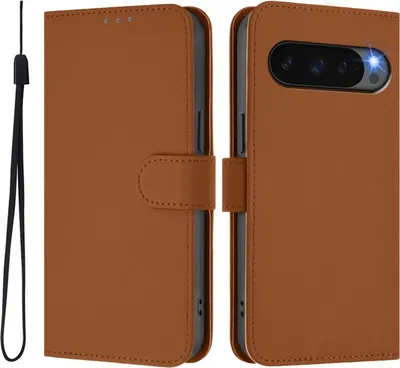Produktbild von Mobigear Urban Wallet  Google Pixel 10 Hülle Klapphülle Geldbörse - Braun