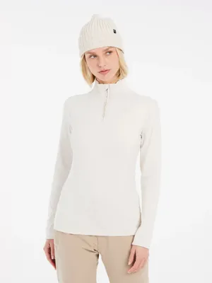 Immagine prodotto di Protest Refabriz maglietta mezza zip manica lunga bianco S donna bianco S