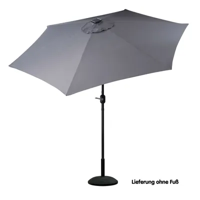 Produktbild von Alu-Sonnenschirm Triest Solar / LED anthrazit