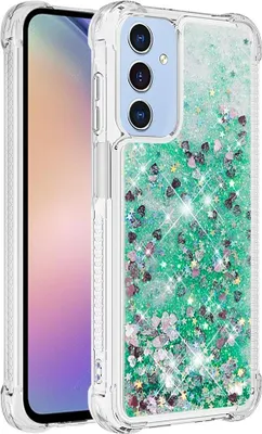 Produktbild von Samsung Galaxy A15 Hülle - Coverup Liquid Glitzer Back Cover - Grün