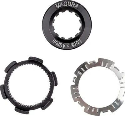 Produktbild von MAGURA Lockring Center Lock für Schnellspannachse - sicherer Halt der Bremssc...