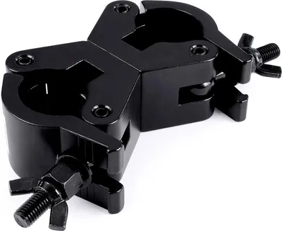 Produktbild von Riggatec Doppelschelle - Swivel Coupler breit schwarz bis 750 kg MKII (48-51mm)