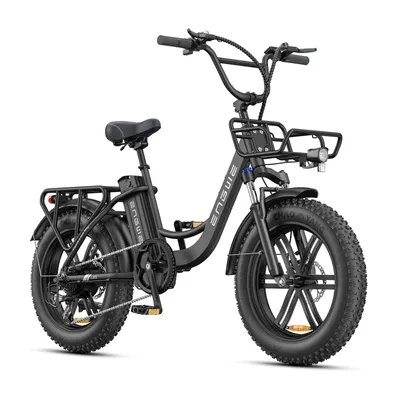 Produktbild von Elektrofahrrad L20 BOOST für Erwachsene, 250-W-Motor, 20-Zoll breite Geländereifen, 48-V-13-Ah-Akku Höchstgeschwindigkeit: 25 km/h
