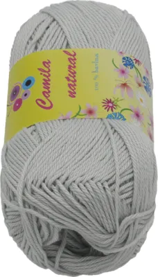 Image de Fil CAMILA naturel - 50g / 125 m - Gris