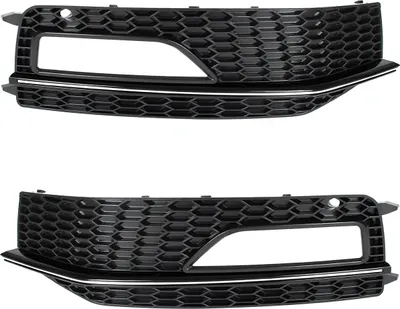 Image de Grille de pare-chocs Couverture nid d'abeille Enjoliveur GAUCHE + DROITE 8K0807681N