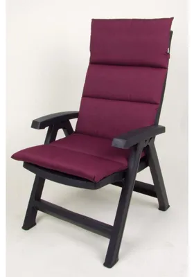 Image de 4x Coussin d'assise à dossier haut Rollstepp  Coussin d'assise pour fauteuil de jardin