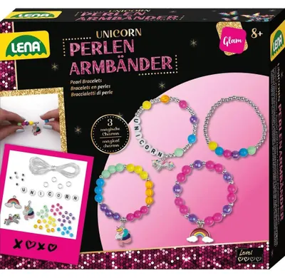 Produktbild von LENA® Perlen Armbänder Unicorn