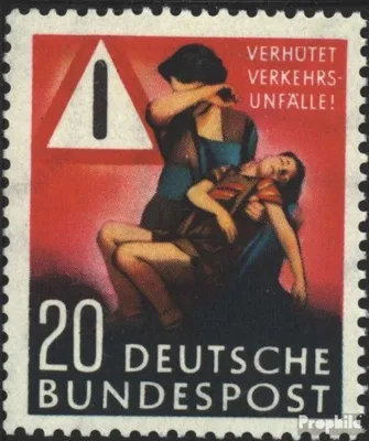 Produktbild von Briefmarken BRD (BR.Deutschland) 1953 Mi 162 (kompl.Ausg.) gestempelt Verkehrsunfall-Verhütung