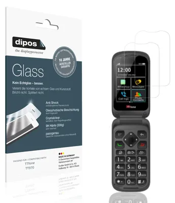 Immagine prodotto di 2x Pellicola Protettiva per TTfone TT970 Protezione Vetro Flessibile 9H dipos