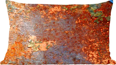 Produktbild von MuchoWow® Zierkissen Sofakissen Wohnzimmer Dekokissen 50x30 cm Rost - Vintage - Eisen - Industriell - Wohnzimmerdekoration - Polster mit Photo