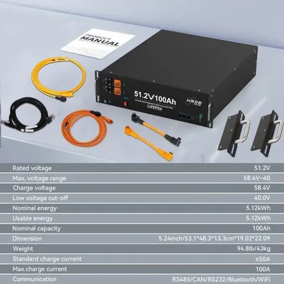 Zdjęcie produktu dla Akumulator litowo-jonowy - wydajna bateria 48V 100Ah LiFePO4 do magazynowania energii i systemów niezależnych od sieci