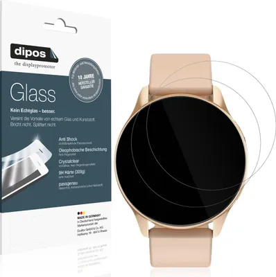 Image de 2x Protection ecrán pour AngLink 1.69 Zoll Smartwatch Verre souple Film Protecteur 9H dipos