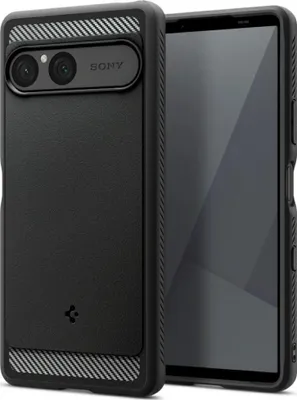 Zdjęcie produktu dla Spigen Rugged Armor, Pokrowiec, Sony, Xperia 10 VII, 15,5 cm (6.1"), Czarny