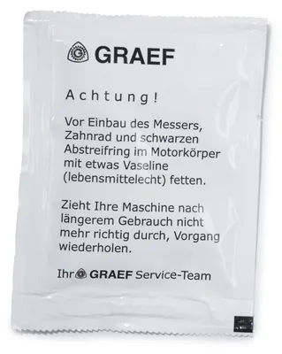 Obrázek produktu pro Vazelína pro kráječe Graef (5 kusů)