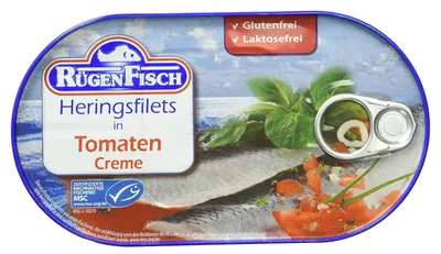 Zdjęcie produktu dla Filet śledziowy Rügenfisch w  m sosie pomidorowo-śmietanowym 200g