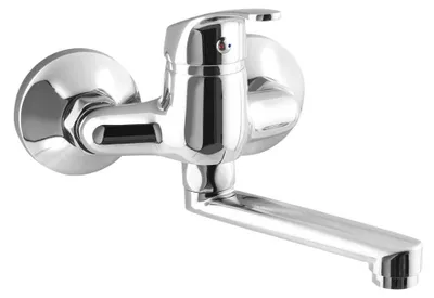 Produktbild von AQUALINE 35 Wannen Wand-Armatur, Abstand 100mm, flacher Auslauf 120mm, Chrom