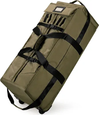Produktbild von Gro?e Reisetasche mit Rollen, Handtasche, Trolley oder Rucksack, 3-in-1, umwandelbar, wasserabweisend, gro?e Reisetasche, faltbare Handgep?cktasche